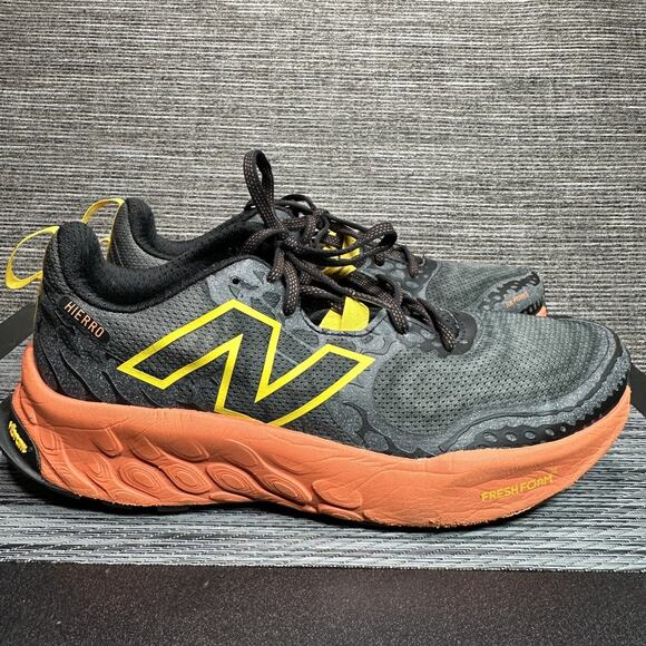New Balance Fresh Foam X Hierro v8 Trail Running Shoes Black Orange - Men\'s 10 main image 15